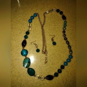 Chunky Necklace & with Earrings